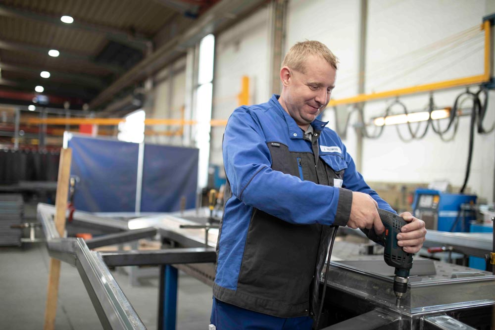 Stellenanzeige Hillebrandt Greven Metallbauer Schlosser Konstruktionstechnik Stahlbau Metallbau